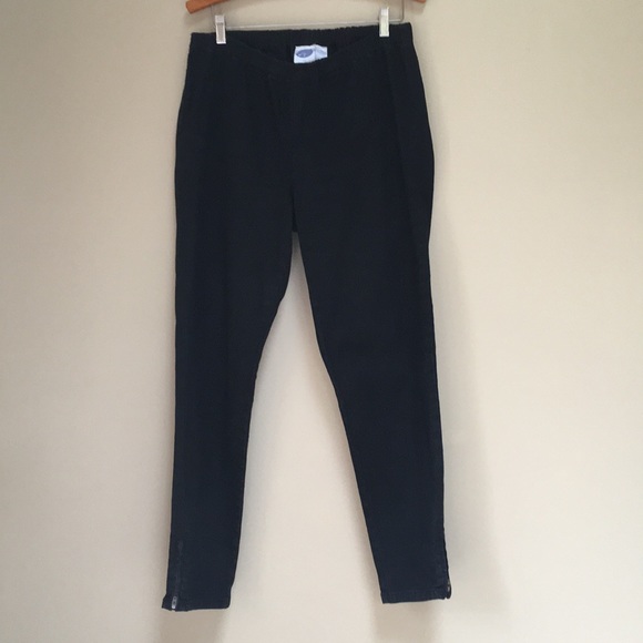 Diane Gilman Denim - DG2 Black Denim Pull On Elastic Waist Jean L